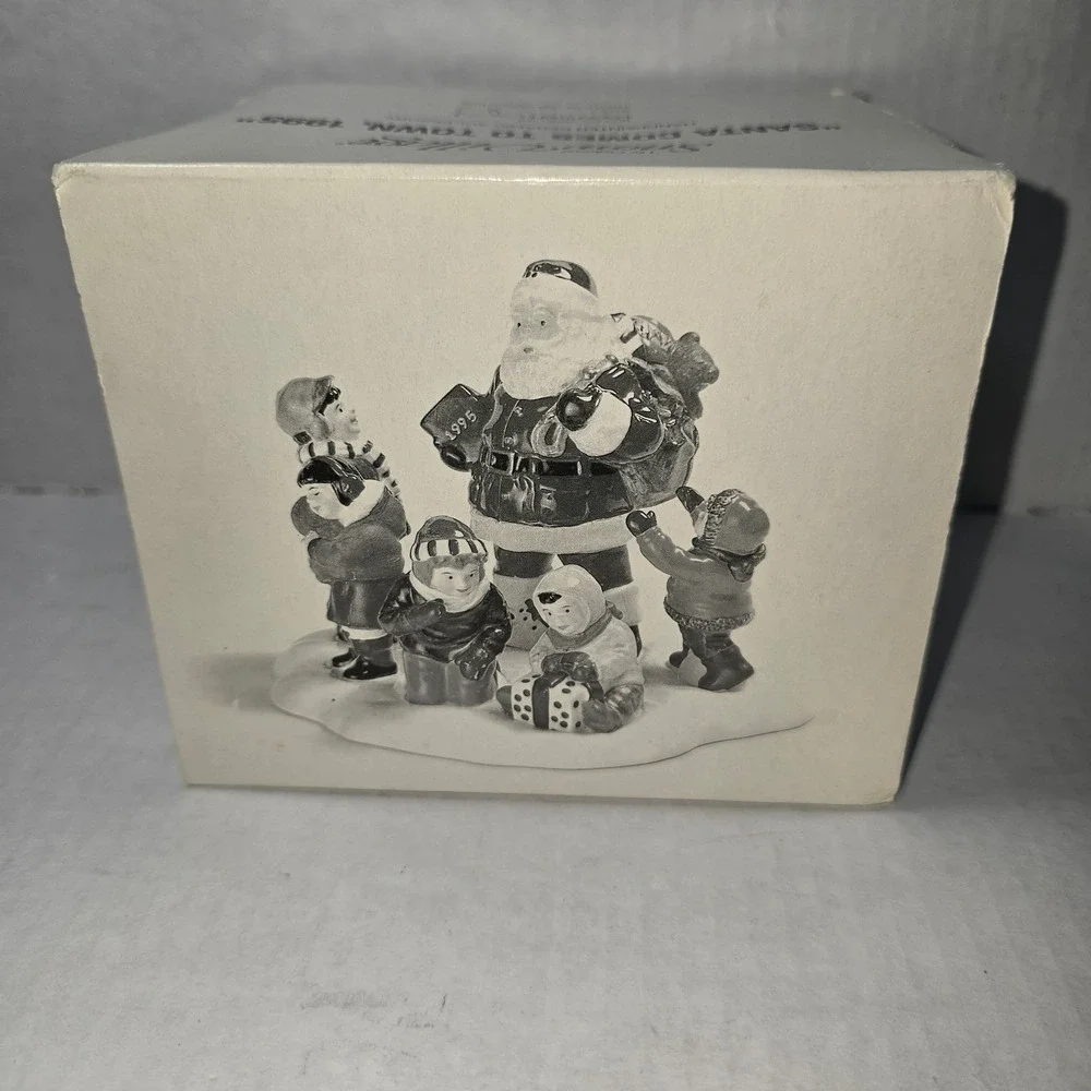 Department 56 Original Snow‎ Village SANTA COMES TO TOWN 1995 #54771 retired